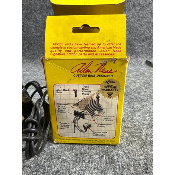 Accel Chrome Voltage Regulator For Harley-Davidson 1970-75 FL FX FXE 74510-70A - Picture 6 of 9